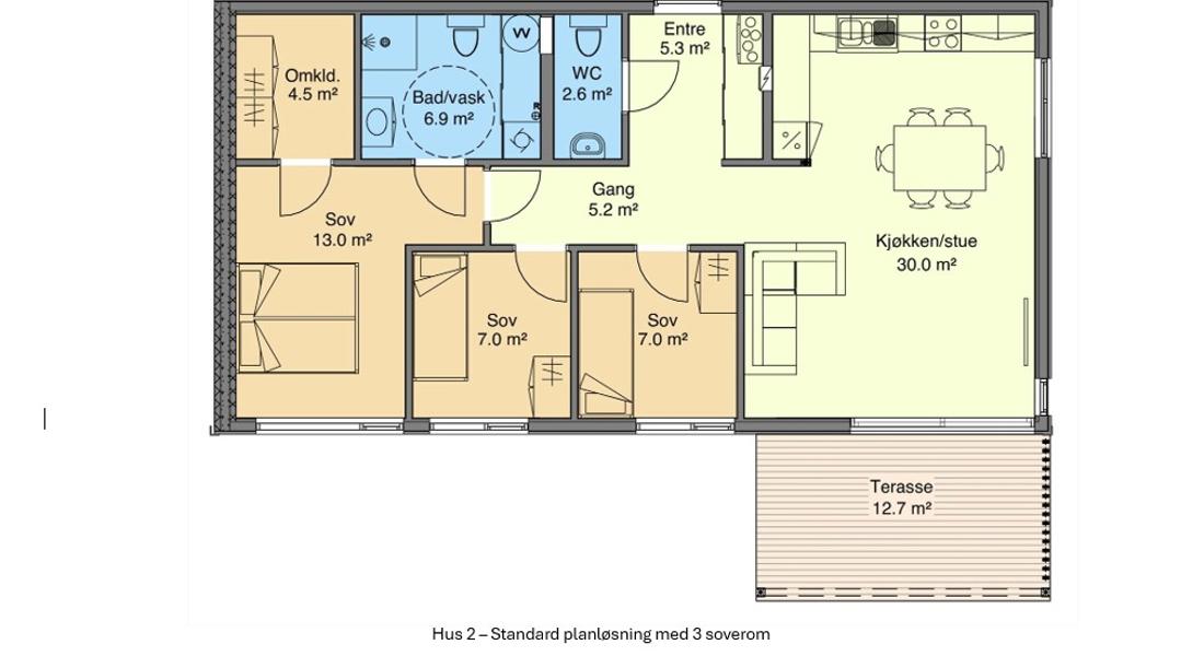 Plantegning Alt1 Hus 2