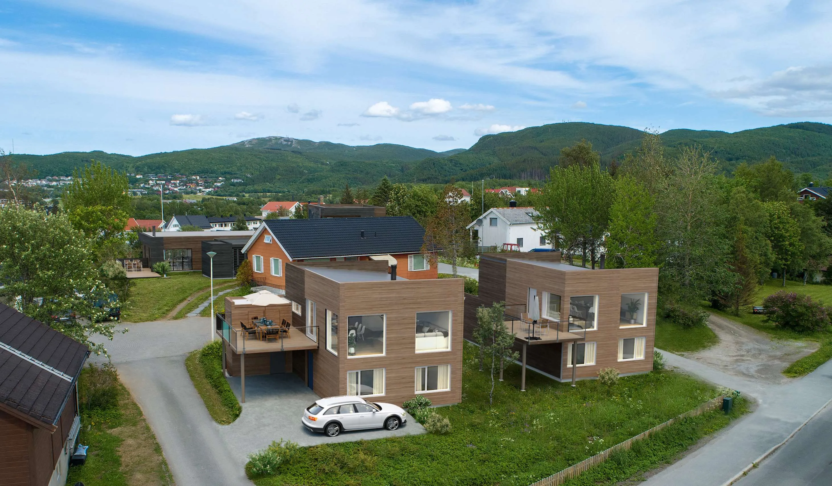 Spennende eneboliger på Skeidhaugen